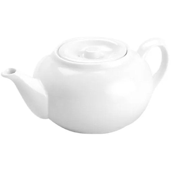 Teapot 3 Cup White - Cafe Supply