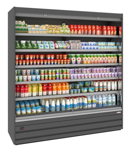 Tefcold Open front Multi-deck – Callisto Chilled CO range - Cafe Supply