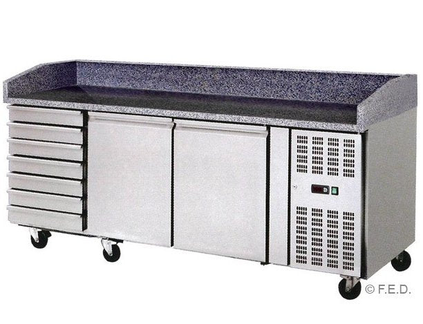 THPZ2610TN 2 door with drawers & Marble Benchtop - Cafe Supply