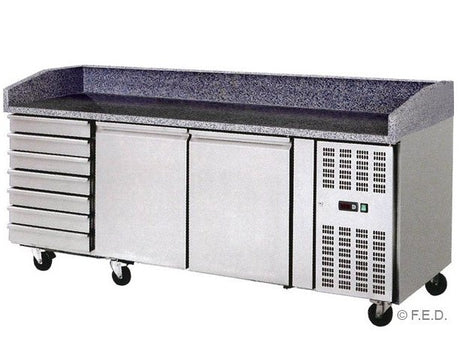 THPZ2610TN 2 door with drawers & Marble Benchtop - Cafe Supply