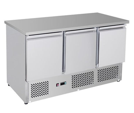 Three Door Compact Workbench Fridge - Cafe Supply