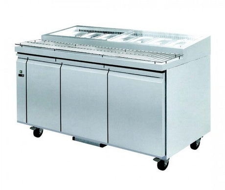 Three door DELUXE Pizza Prep Bench - Cafe Supply