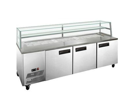 Three door DELUXE Sandwich Bar - Cafe Supply