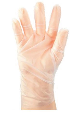 TPE Powder Free Gloves - Clear, L, 2.0g (2000) Per Box - Cafe Supply