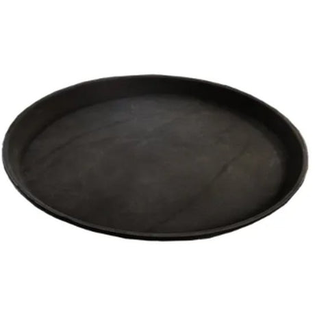 Tray Non-Slip Round 40Cm Black - Cafe Supply