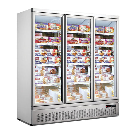 Triple Door Supermarket Freezer – LG-1500GBMF - Cafe Supply