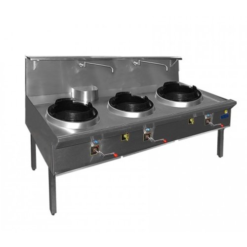 Triple Waterless Natural Gas Wok - Cafe Supply