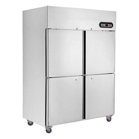 TROPICAL Thermaster 4×½ door SS Fridge - Cafe Supply