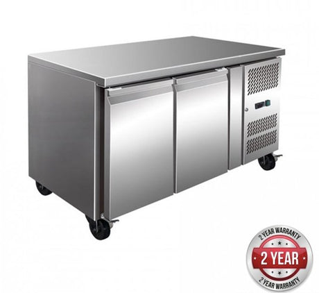 TROPICALISED 2 Door Gastronorm Bench Freezer - Cafe Supply