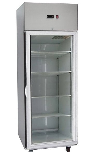 TROPICALISED Single Door SS Display Fridge - Cafe Supply