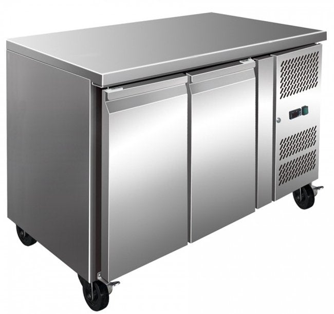 Two Door Bench Fridge 260L - Cafe Supply