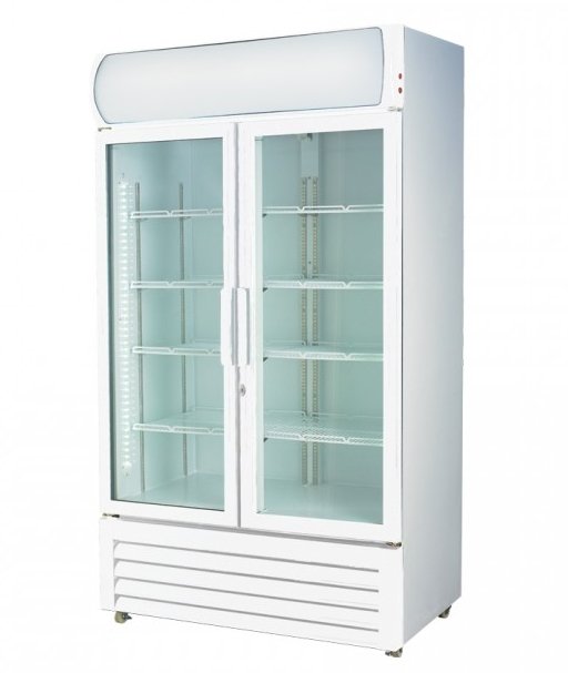 Two Glass Door Colourbond Upright Drink Fridge - Cafe Supply