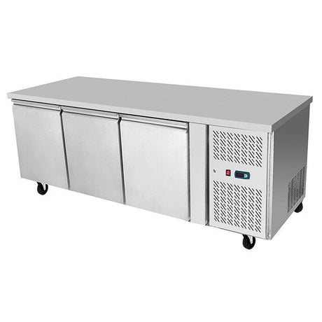 UNDERBENCH THREE DOOR COOLING FRIDGE TABLE 1795 MM EPF3432 - Cafe Supply