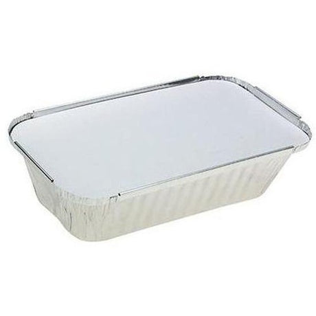 Uni-Foil Rectangle Small Takeaway with Lid - Cafe Supply