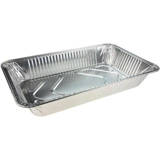 Uni-Foil X-Large Deep Rectangle Foil Catering Tray - Cafe Supply