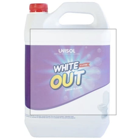 UniSOL White Out Liquid Bleach - Cafe Supply