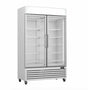 Upright Double Glass Door Freezer - Cafe Supply