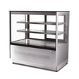 UPRIGHT SQUARE CAKE SHOWCASE 1200 MM FRIDGE DF127F - Cafe Supply