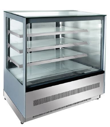 UPRIGHT SQUARE CAKE SHOWCASE 1700 MM FRIDGE WDF177Z - Cafe Supply