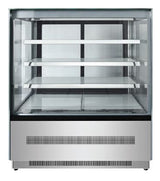 UPRIGHT SQUARE CAKE SHOWCASE 1700 MM FRIDGE WDF177Z - Cafe Supply