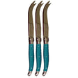 Verdier Cheese Knife Single Teal (3) - Cafe Supply