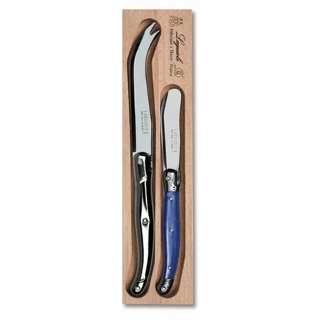 VERDIER CHEESE KNIFE/SPREADER 2PC BLUE - Cafe Supply