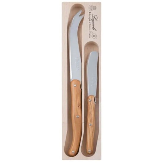 Verdier Cheese Knife/Spreader 2Pc Wood - Cafe Supply