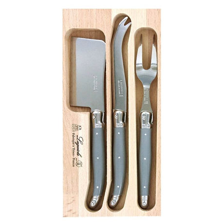 VERDIER CHEESE SET MOUSE GREY 3PC - Cafe Supply