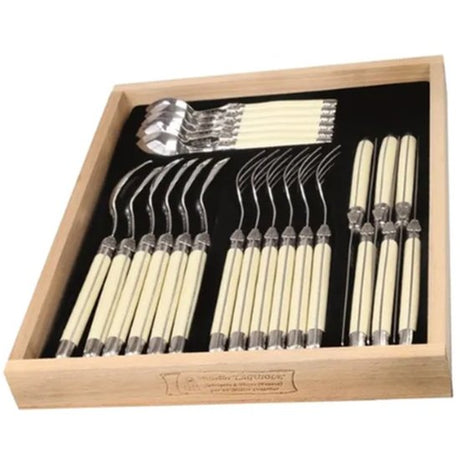 VERDIER CUTLERY SET 24 PC IVORY - Cafe Supply