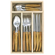 Verdier Cutlery Set 24 Pc Olive Wood - Cafe Supply