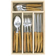 VERDIER CUTLERY SET 24 PC OLIVE WOOD - Cafe Supply