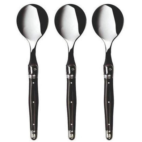 Verdier Soup Spoon Black (3) - Cafe Supply