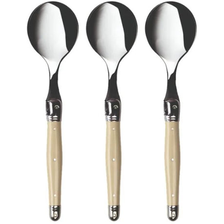Verdier Soup Spoon Ivory (3) - Cafe Supply
