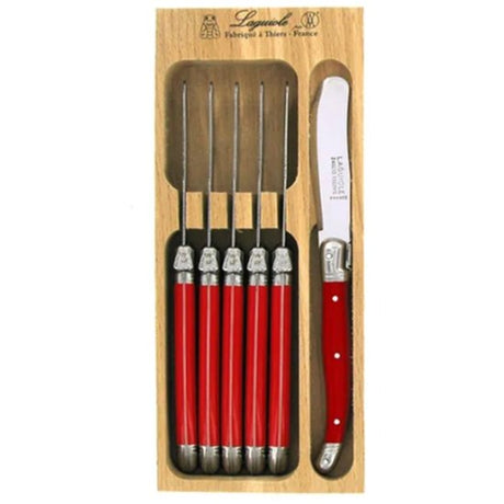 Verdier Spreaders 6 Pc Boxed Bright Red - Cafe Supply