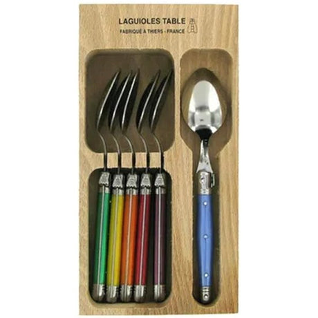 Verdier Teaspoons Set 6 Coloured - Cafe Supply