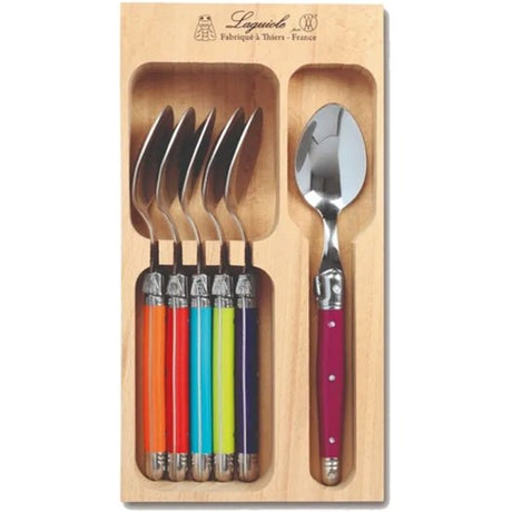 Verdier Teaspoons Set 6 Multi - Cafe Supply