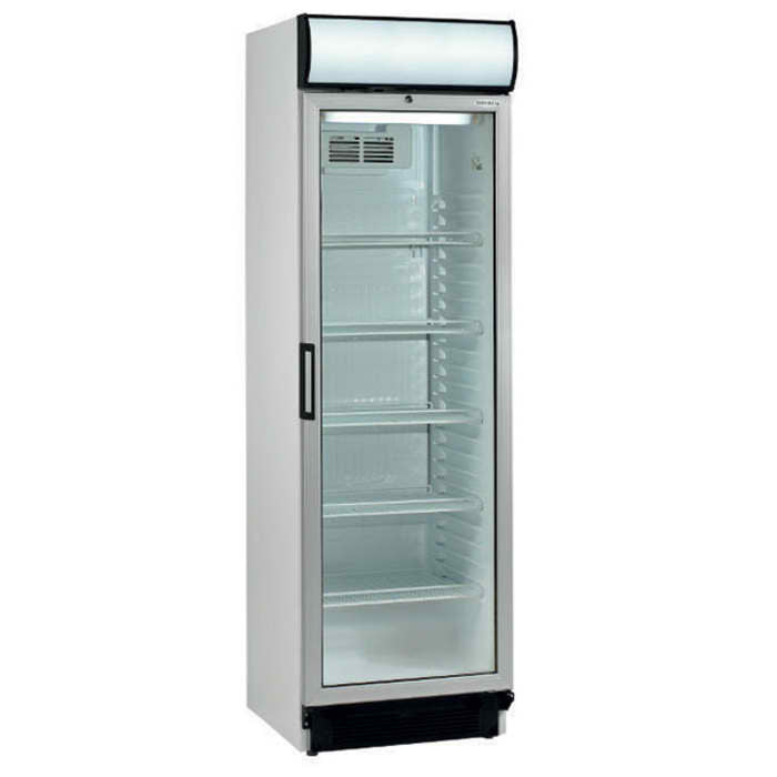 Vertical glass door display fridge with Lights - Cafe Supply