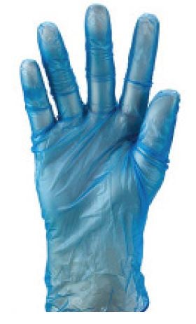 Vinyl Gloves Powder Free - Blue, M, 5.0g (1000) Per Box - Cafe Supply