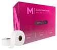 Virgin Jumbo Toilet Tissue Boxed - White, 3 Ply, 200m (8) Per Box - Cafe Supply