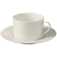 White Cube Cup And Saucer Set 240Ml - Cafe Supply