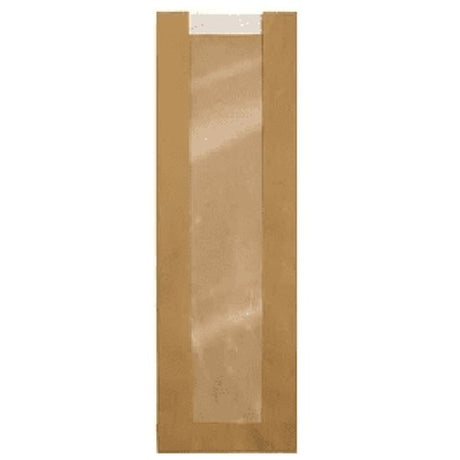 Window Paper Bags, Baguette - Cafe Supply