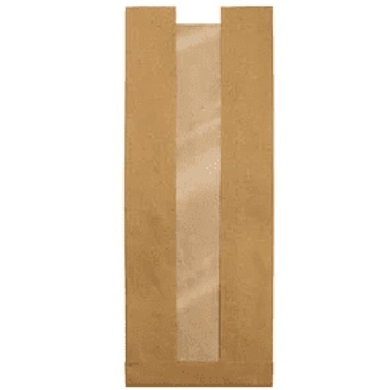 Window Paper Bags, Loaf - Cafe Supply