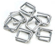 Wire Buckles Light Duty - Silver, 12mm, 2.5 Gauge (2000) Per Box - Cafe Supply