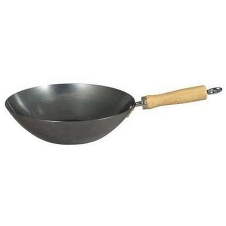 Wok Standard 1.2Mm Gauge Carbon Steel - Cafe Supply