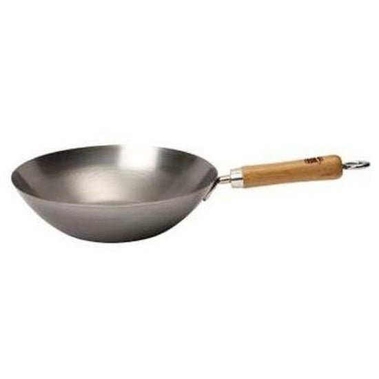 WOK STAR 10.5"/27CM CARBON STEEL WOK - Cafe Supply