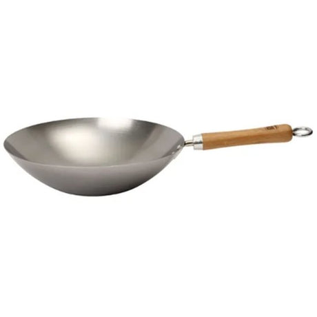 Wok Star 12"/30Cm Carbon Steel Wok - Cafe Supply