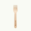 Wooden Cutlery 16cm Fork - Cafe Supply