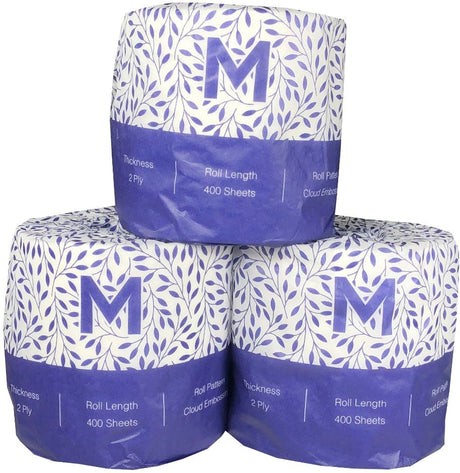 Wrapped Toilet Tissue - White, 2 Ply, 1000 Sheets (48) *PH Mini Jumbo Alternative Per Box - Cafe Supply